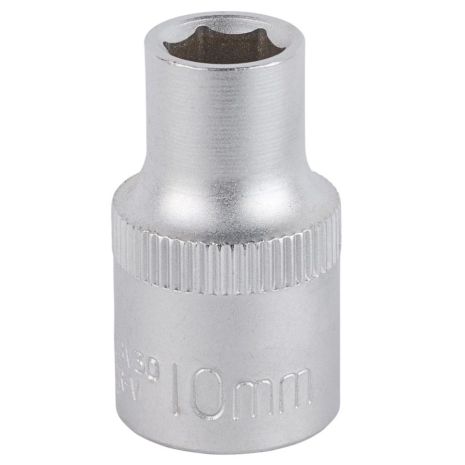 Насадка шестигранна коротка 1/2" 10мм CrV mid SIGMA 6071101