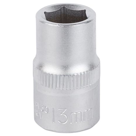 Насадка шестигранна коротка 1/2" 13мм CrV mid SIGMA 6071131