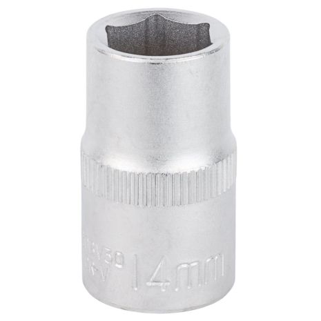 Насадка шестигранная короткая 1/2" 14мм CrV mid SIGMA 6071141