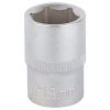 Насадка шестигранна коротка 1/2" 18мм CrV mid SIGMA 6071181