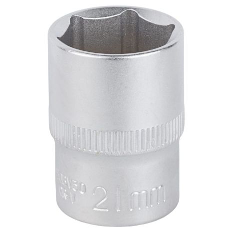 Насадка шестигранна коротка 1/2" 21мм CrV mid SIGMA 6071211