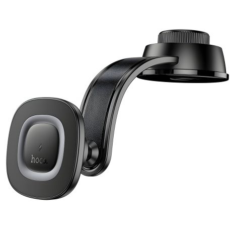 Автотримач Hoco HW31, магнітний, з бездротовою зарядкою, 15W, black metal gray Автотримач Hoco HW31, магнітний, з бездротовою зарядкою, 15W, black metal gray