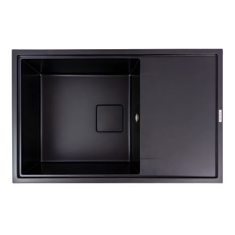 Гранітна мийка VALESO GALANS 7850 матова Чорна для кухні