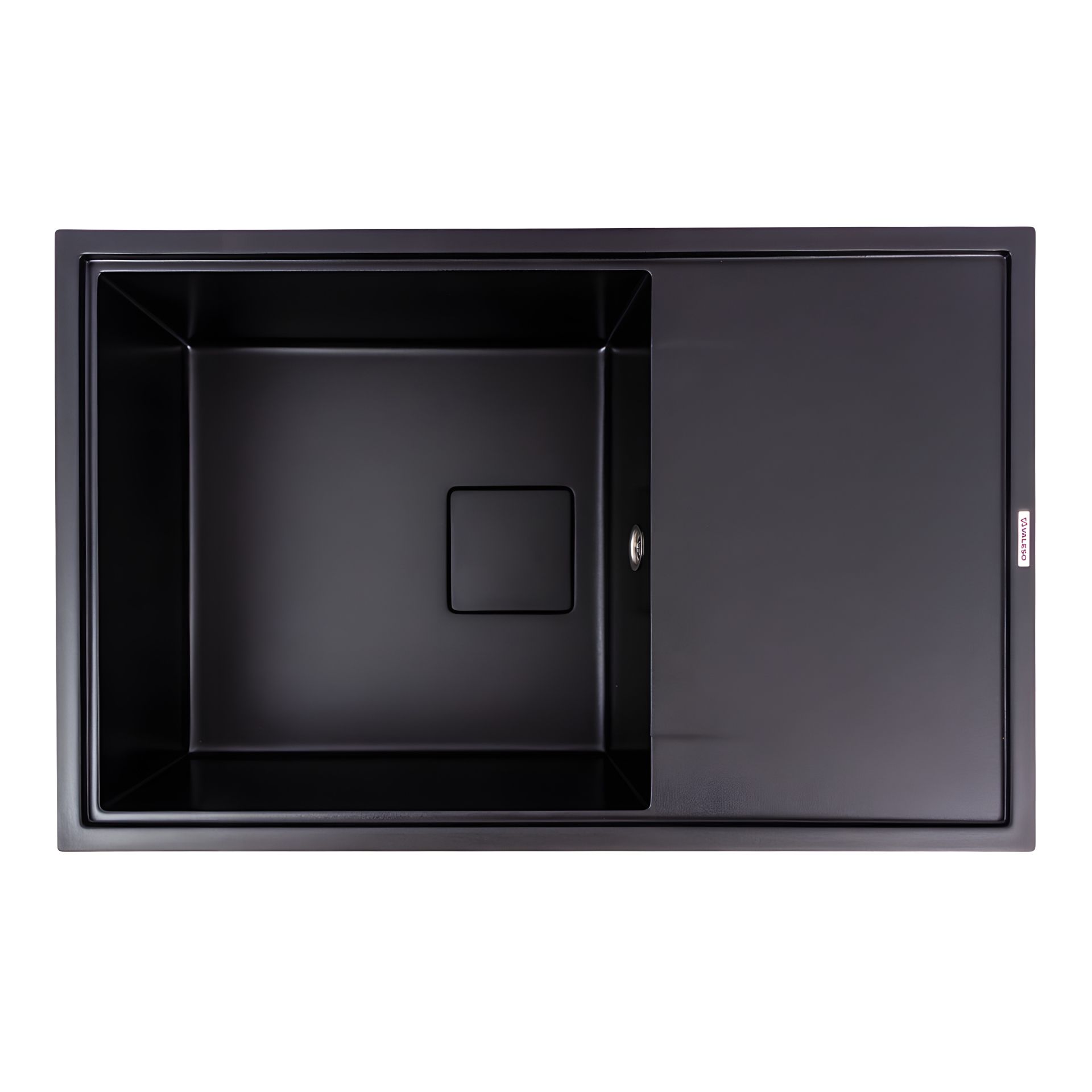 Гранітна мийка VALESO GALANS 7850 матова Чорна для кухні Гранітна мийка VALESO GALANS 7850 матова Чорна для кухні