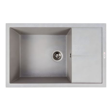 Кухонная гранитная мойка VALESO CALYPSO 7950 матовая Серая