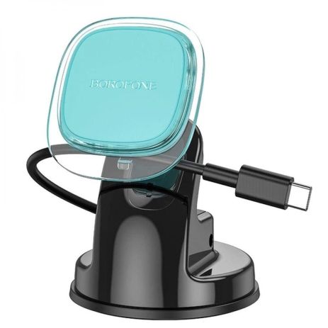 Автодержатель Borofone BH82 Clear magnetic Бирюзовый