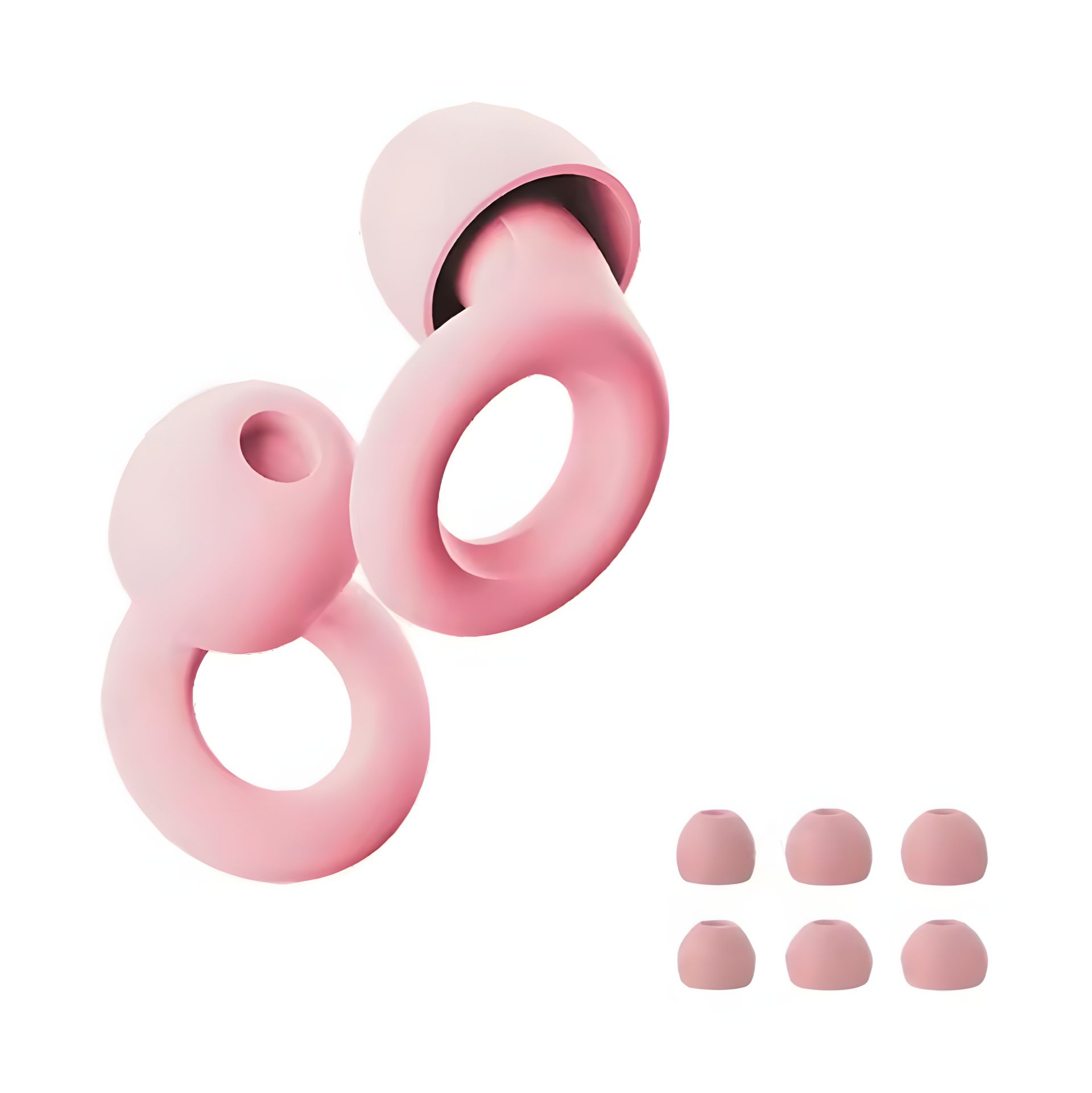Ушные затычки T2CIRP кольцо силиконовые с набором амбушюр (3 пары) Pink Ушные затычки T2CIRP кольцо силиконовые с набором амбушюр (3 пары) Pink