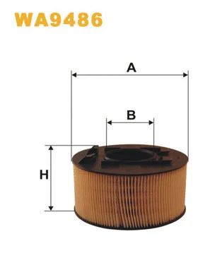 Фільтр повітряний BMW 3, WIX FILTERS (WA9486)