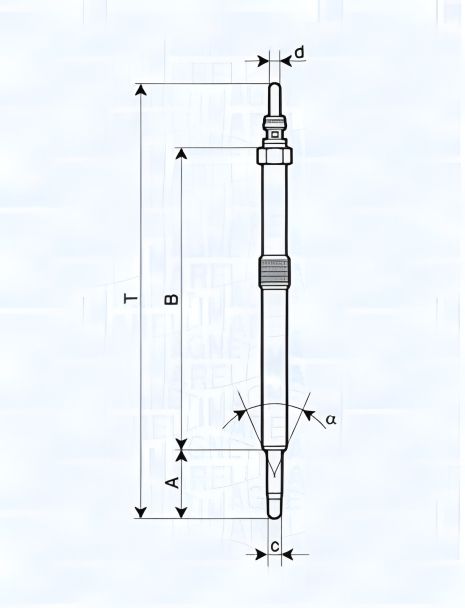 Свічка розжарювання для NISSAN PRIMASTAR, OPEL VIVARO, RENAULT MASTER, MAGNETI MARELLI (062900026304) Свічка розжарювання для NISSAN PRIMASTAR, OPEL VIVARO, RENAULT MASTER, MAGNETI MARELLI (062900026304)