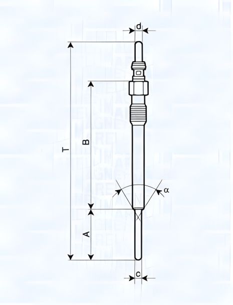Накаливательная свеча CHEVROLET AVEO, FORD KA, PEUGEOT BIPPER от MAGNETI MARELLI (062900090304) Накаливательная свеча CHEVROLET AVEO, FORD KA, PEUGEOT BIPPER от MAGNETI MARELLI (062900090304)