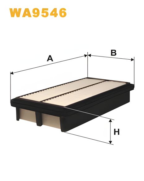 Воздушный фильтр для KIA CARNIVAL, WIX FILTERS (WA9546)