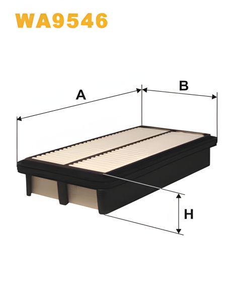Воздушный фильтр для KIA CARNIVAL, WIX FILTERS (WA9546) Воздушный фильтр для KIA CARNIVAL, WIX FILTERS (WA9546)
