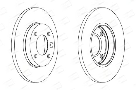 Гальмівний диск VW, VW, SEAT CORDOBA, CHAMPION (561141CH)