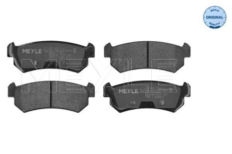Комплект тормозных колодок CHEVROLET LACETTI, DAEWOO LACETTI, DAEWOO NUBIRA, MEYLE (0252407114)