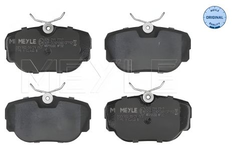 Комплект гальмівних колодок BMW 3, BMW Z1, MEYLE (0252117317) Комплект гальмівних колодок BMW 3, BMW Z1, MEYLE (0252117317)