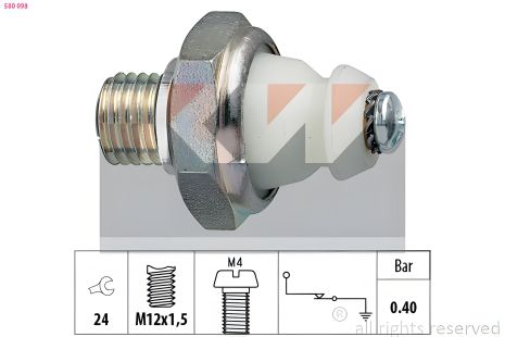 Датчик оливи тиску PUCH G-MODELL, DAEWOO KORANDO, SSANGYONG REXTON, KW (500098)