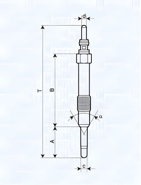 Свеча накала для SAAB 9-3, OPEL ZAFIRA, ALFA ROMEO, MAGNETI MARELLI (062900014304) Свеча накала для SAAB 9-3, OPEL ZAFIRA, ALFA ROMEO, MAGNETI MARELLI (062900014304)