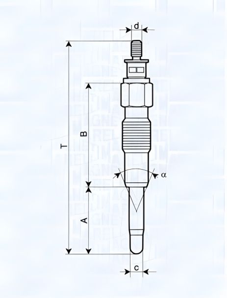 Свічка розжарювання для RENAULT TRUCKS, IVECO DAILY, PEUGEOT BOXER, MAGNETI MARELLI (062900040304) Свічка розжарювання для RENAULT TRUCKS, IVECO DAILY, PEUGEOT BOXER, MAGNETI MARELLI (062900040304)