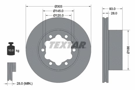ΠΠΈΡΠΊ ΡΠΎΡΠΌΠΎΠ·Π½ΠΎΠΉ VW CRAFTER, MERCEDES-BENZ SPRINTER, TEXTAR (93143403) ΠΠΈΡΠΊ ΡΠΎΡΠΌΠΎΠ·Π½ΠΎΠΉ VW CRAFTER, MERCEDES-BENZ SPRINTER, TEXTAR (93143403)