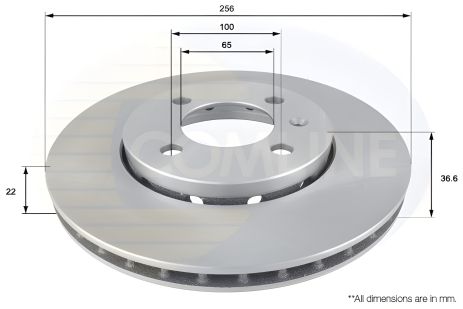 Диск гальмівний для SKODA E-CITIGO, SEAT Mii, VW LOAD, COMLINE (ADC2600V) Диск гальмівний для SKODA E-CITIGO, SEAT Mii, VW LOAD, COMLINE (ADC2600V)