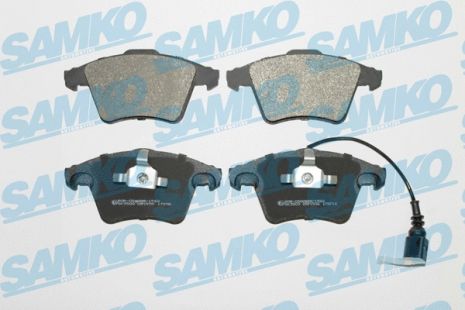 Комплект тормозных колодок VW TRANSPORTER, VW MULTIVAN, SAMKO (5SP1536)