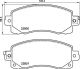 Комплект гальмівних колодок SUBARU OUTBACK, SUBARU XV, SUBARU IMPREZA, BREMBO (P78028)