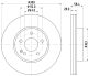 Диск тормозной MERCEDES-BENZ VITO, MERCEDES-BENZ VIANO, HELLA PAGID (8DD355110071)