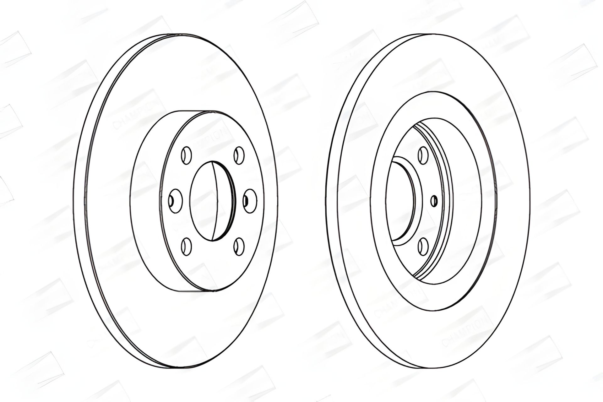 Гальмівний диск SMART FORTWO, DACIA SANDERO, RENAULT LOGAN, CHAMPION (562293CH) Гальмівний диск SMART FORTWO, DACIA SANDERO, RENAULT LOGAN, CHAMPION (562293CH)