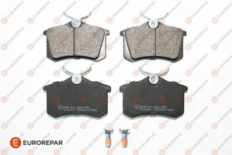 Комплект гальмівних колодок PEUGEOT 208, NISSAN NOTE, SEAT EXEO, EUROREPAR (1619790680)