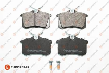 Комплект тормозных колодок PEUGEOT 208, NISSAN NOTE, SEAT EXEO, EUROREPAR (1619790680)