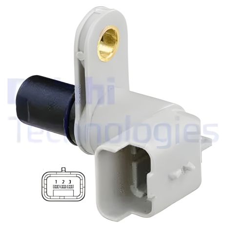 Датчик положения распредвала CITROËN C4, PEUGEOT 207, PEUGEOT 307, DELPHI (SS11035) Датчик положения распредвала CITROËN C4, PEUGEOT 207, PEUGEOT 307, DELPHI (SS11035)