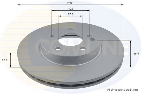 Гальмівний диск для MERCEDES-BENZ VITO, MERCEDES-BENZ MARCO, MERCEDES-BENZ V-CLASS, COMLINE (ADC1627V) Гальмівний диск для MERCEDES-BENZ VITO, MERCEDES-BENZ MARCO, MERCEDES-BENZ V-CLASS, COMLINE (ADC1627V)