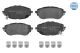 Комплект гальмівних колодок TOYOTA COROLLA, TOYOTA AURIS, MEYLE (0252569819)