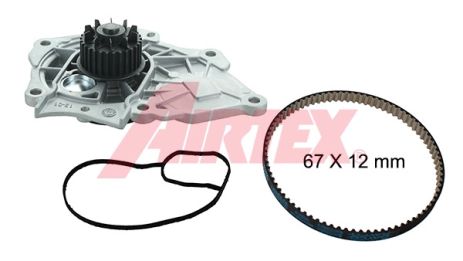 Водяний насос + комплект ГРМ CUPRA LEON, PORSCHE MACAN, SKODA OCTAVIA, AIRTEX (WPK208001)