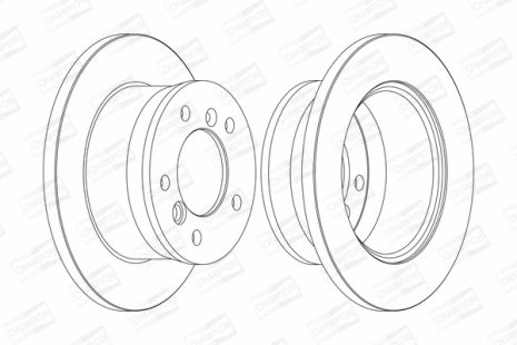 Диск тормозной VW LT, MERCEDES-BENZ SPRINTER, CHAMPION (567761CH)