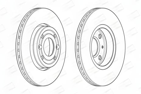 Тормозной диск LADA XRAY, MERCEDES-BENZ CITAN, DACIA DOKKER, CHAMPION (562636CH) Тормозной диск LADA XRAY, MERCEDES-BENZ CITAN, DACIA DOKKER, CHAMPION (562636CH)
