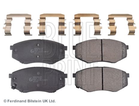 Комплект тормозных колодок KIA SOUL, HYUNDAI SONATA, HYUNDAI ix20, BLUE PRINT (ADG042125)