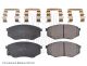 Комплект тормозных колодок KIA SOUL, HYUNDAI SONATA, HYUNDAI ix20, BLUE PRINT (ADG042125)