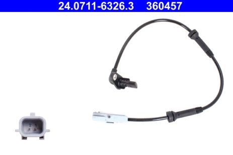 Датчик ABS DACIA LOGAN, RENAULT SANDERO/STEPWAY, RENAULT LOGAN, ATE (24071163263)