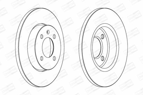 Диск тормозной CHERY COWIN, VW, SEAT INCA, CHAMPION (561491CH)