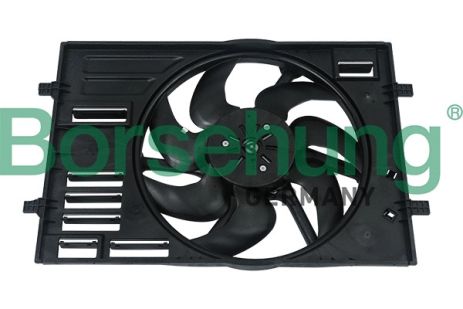 Вентилятор охолодження радіатора SKODA SUPERB, VW TOURAN, AUDI Q3, BORSEHUNG (B17918)