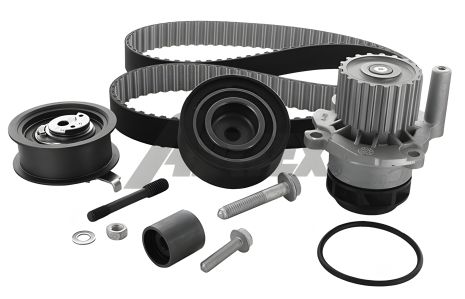 Водяний насос з ГРМ-комплектом для SEAT CORDOBA, VW POLO, SKODA FABIA, AIRTEX (WPK177701)