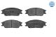 Комплект тормозных колодок HONDA ACCORD, HYUNDAI ACCENT, HYUNDAI GETZ, MEYLE (0252101214)