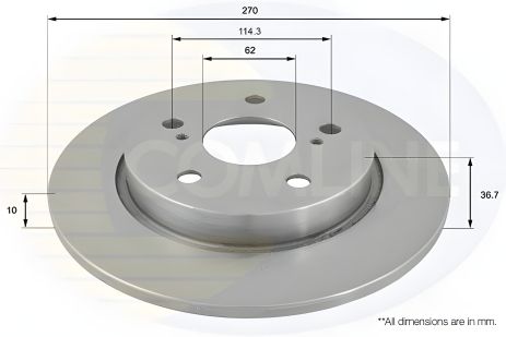 Диск гальмівний VW PASSAT, TOYOTA COROLLA, TOYOTA AURIS, COMLINE (ADC01146) Диск гальмівний VW PASSAT, TOYOTA COROLLA, TOYOTA AURIS, COMLINE (ADC01146)