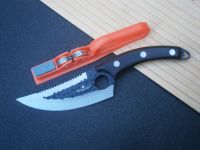 Шеф-нож Sonmelony Chef K-03A фултанг с серейтором 27 см + подарочная точилка для ножей XR-119 Шеф-нож Sonmelony Chef K-03A фултанг с серейтором 27 см + подарочная точилка для ножей XR-119