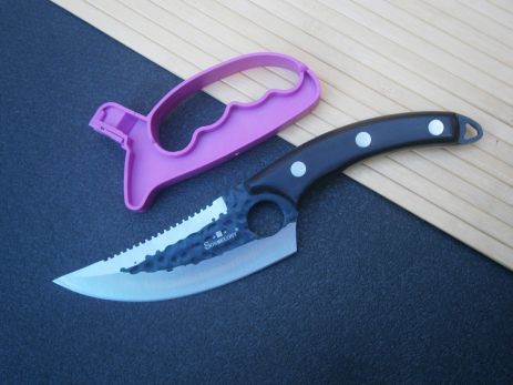 Cuhar Sonmelony Chef K-03A Fullang с серитором 27 см + подарки для ножей XR-1227