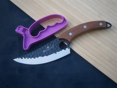 Нож повара Sonmelony RT-34 Fultang 27см + подарочная Точилка для ножей XR-1227 Нож повара Sonmelony RT-34 Fultang 27см + подарочная Точилка для ножей XR-1227