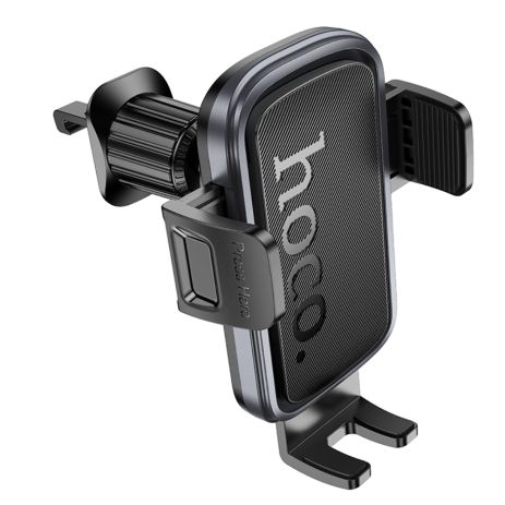 Автотримач Hoco H78 black metal grey