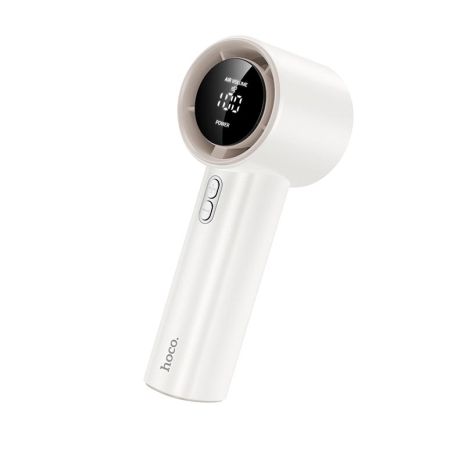Вентилятор Hoco HX64 Hurricane High Speed Handheld Fan, 60dB, 3600mAh, 1.5-7h, white Вентилятор Hoco HX64 Hurricane High Speed Handheld Fan, 60dB, 3600mAh, 1.5-7h, white