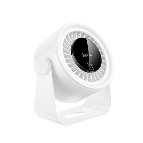 Вентилятор Hoco HX66 Desktop Circulating Fan, 5 Speed, 50dB, 3000mAh, 2-7h, white Вентилятор Hoco HX66 Desktop Circulating Fan, 5 Speed, 50dB, 3000mAh, 2-7h, white